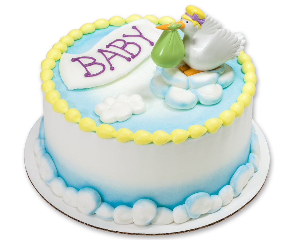 Detail Stork Baby Shower Cake Nomer 10