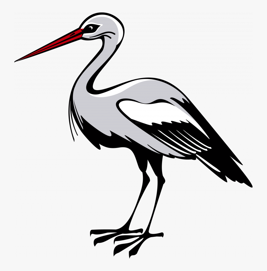 Stork Clipart Black And White - KibrisPDR