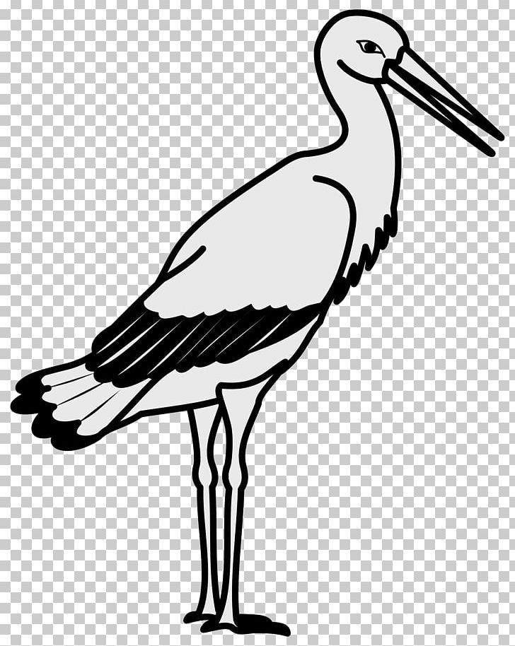 Detail Stork Clipart Black And White Nomer 13