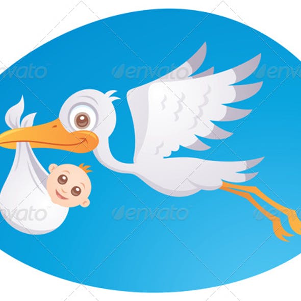 Detail Stork Graphics Nomer 13