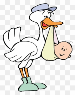 Detail Stork With Baby Clipart Nomer 10