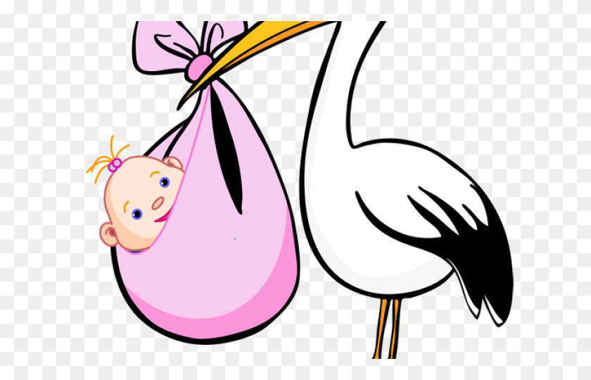 Detail Stork With Baby Clipart Nomer 13