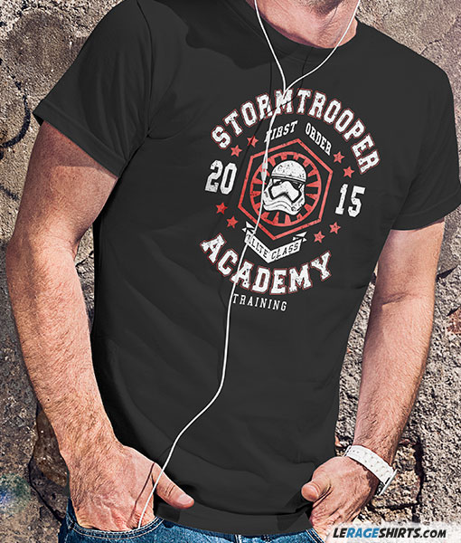 Detail Stormtrooper Academy Shirt Nomer 15