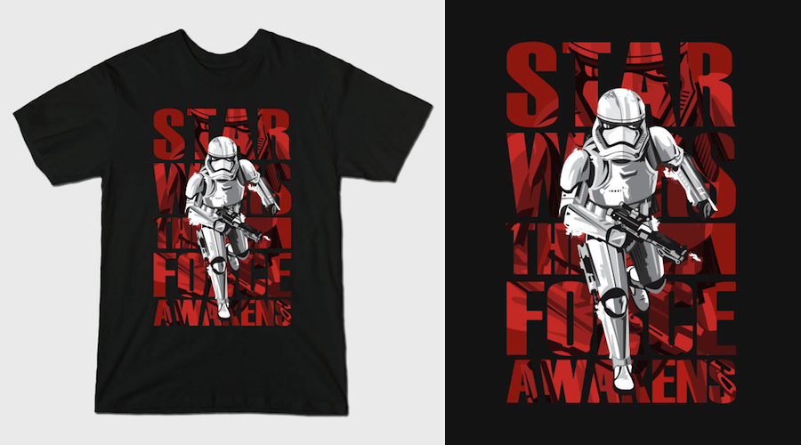 Detail Stormtrooper Academy Shirt Nomer 37