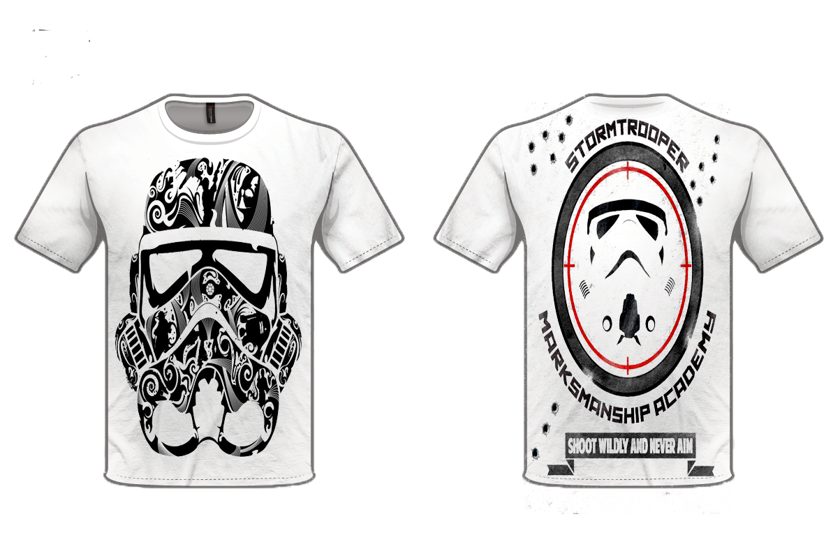 Detail Stormtrooper Academy Shirt Nomer 50