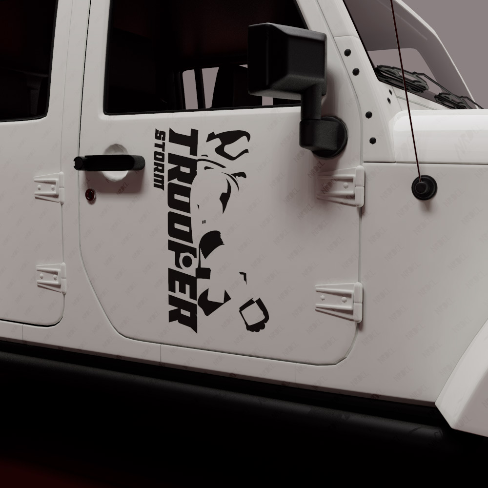Detail Stormtrooper Car Sticker Nomer 18