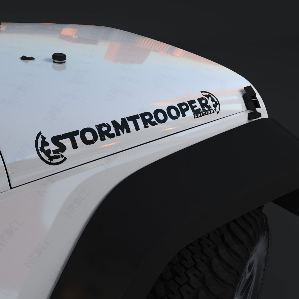 Detail Stormtrooper Car Sticker Nomer 4