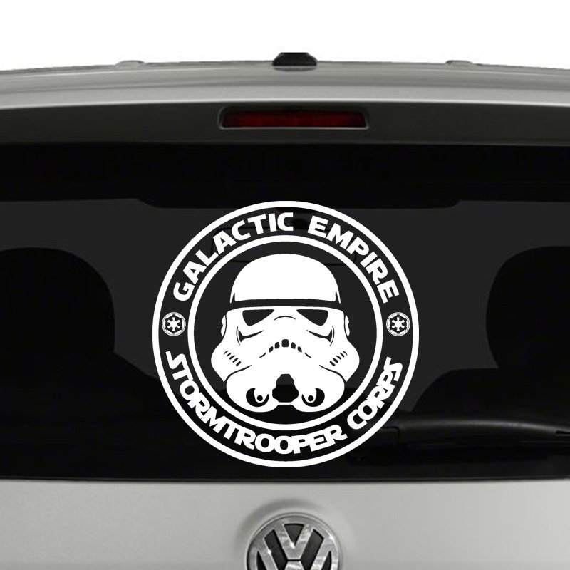Detail Stormtrooper Car Sticker Nomer 35