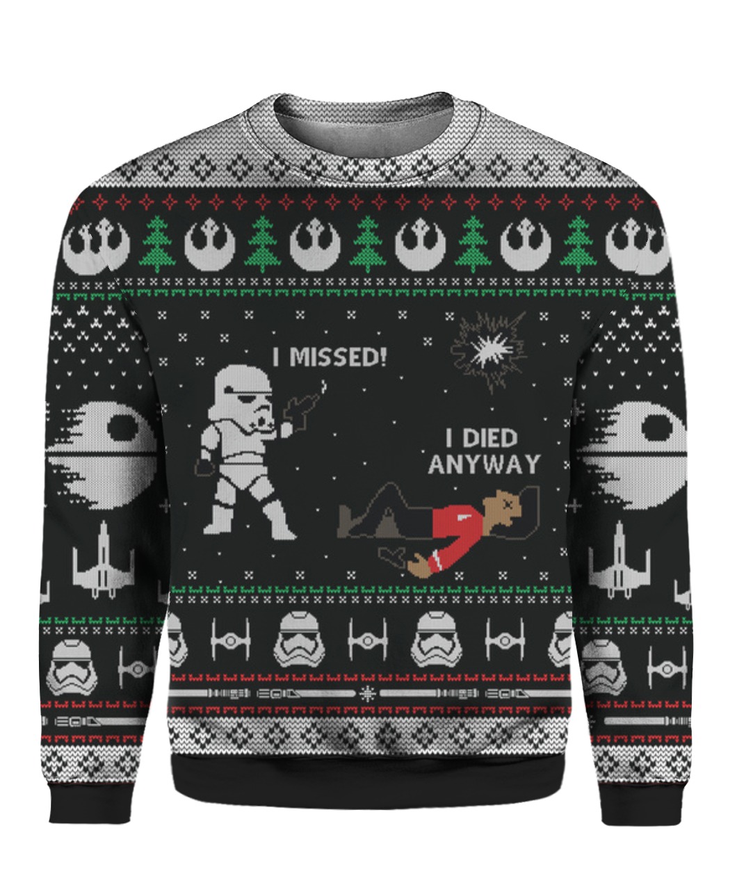 Detail Stormtrooper Christmas Sweater Nomer 7