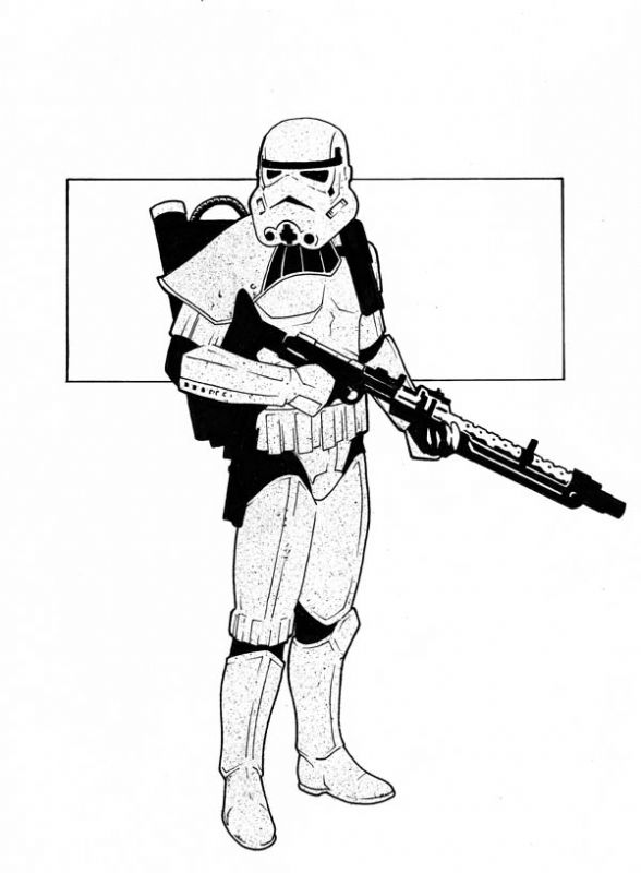 Detail Stormtrooper Drawings Nomer 10