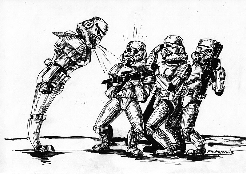 Detail Stormtrooper Drawings Nomer 23