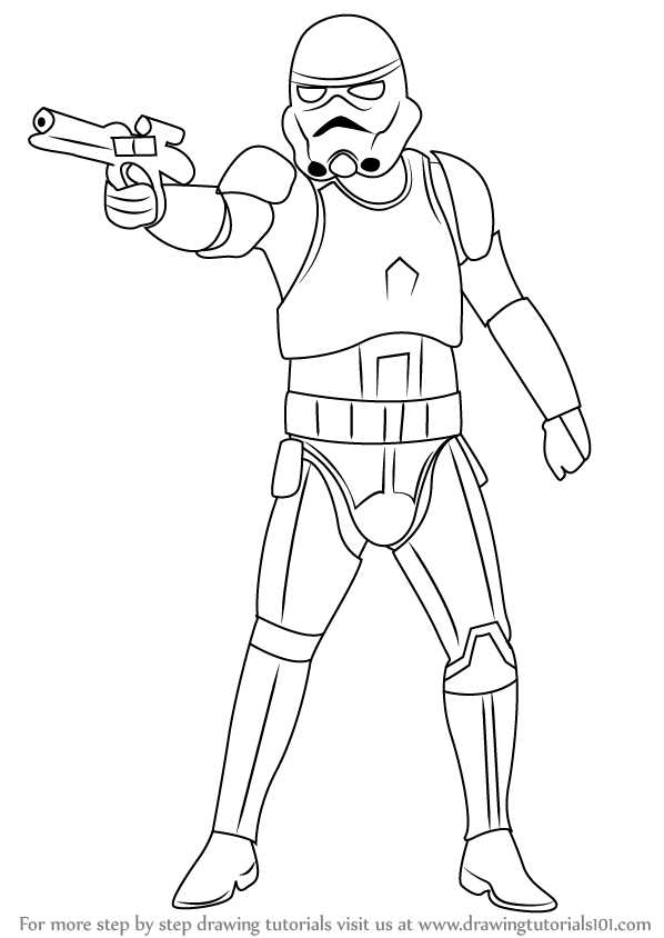 Detail Stormtrooper Drawings Nomer 5