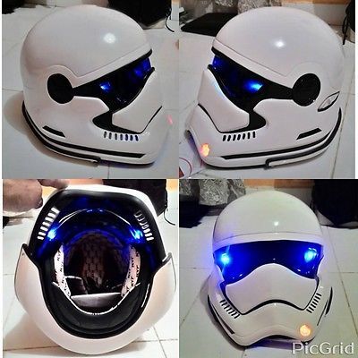 Detail Stormtrooper Motorcycle Helmets Nomer 2