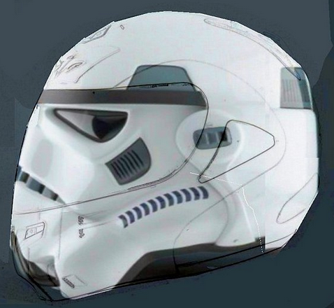 Detail Stormtrooper Motorcycle Helmets Nomer 5