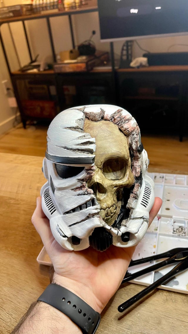 Detail Stormtrooper Skull 3d Print Nomer 15