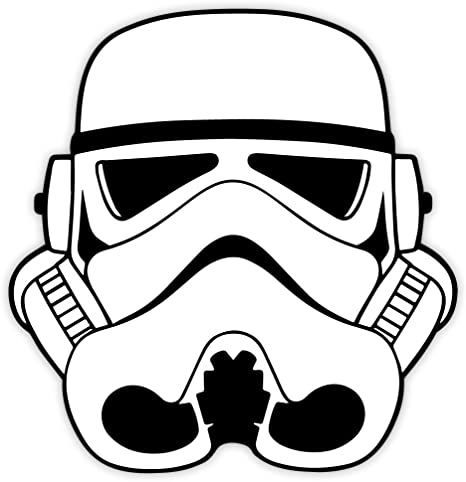 Stormtrooper Sticker Small - KibrisPDR