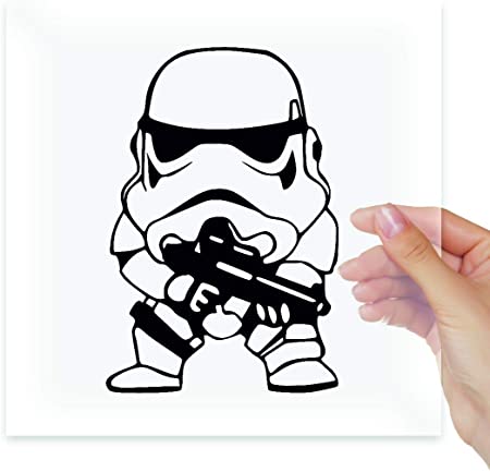 Detail Stormtrooper Sticker Small Nomer 2