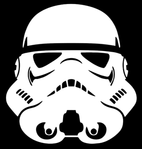 Detail Stormtrooper Sticker Small Nomer 13