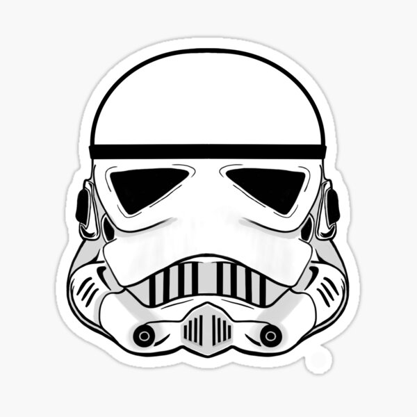 Detail Stormtrooper Sticker Small Nomer 3