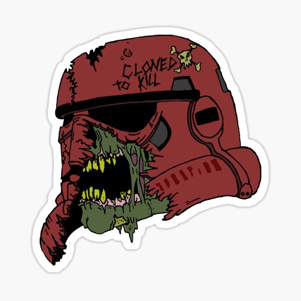 Detail Stormtrooper Sticker Small Nomer 25