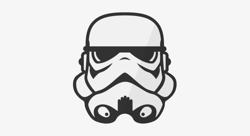 Detail Stormtrooper Sticker Small Nomer 27