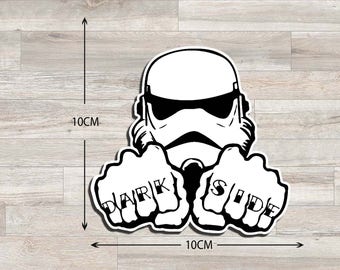 Detail Stormtrooper Sticker Small Nomer 30