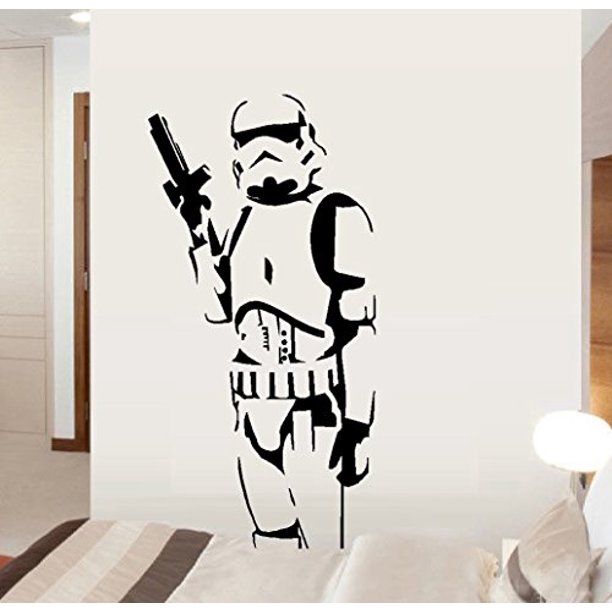 Detail Stormtrooper Sticker Small Nomer 40