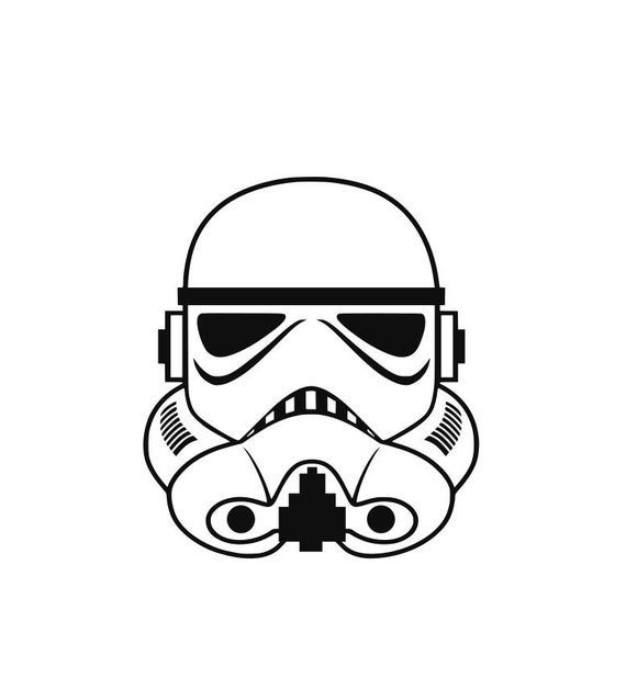 Detail Stormtrooper Sticker Small Nomer 43