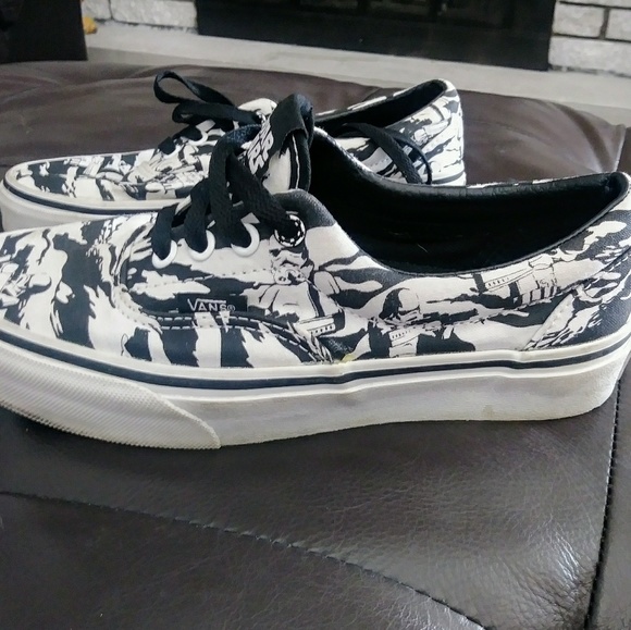 Detail Stormtrooper Vans Shoes Nomer 38