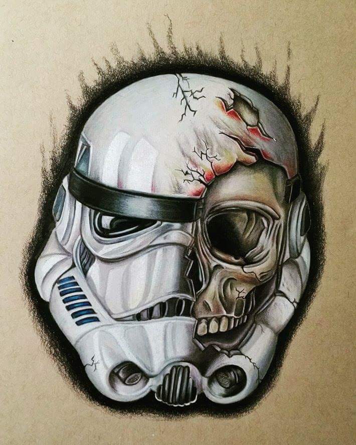 Detail Stormtrooper Zombie Drawing Nomer 12