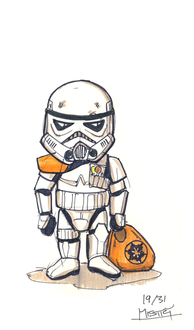 Detail Stormtrooper Zombie Drawing Nomer 15