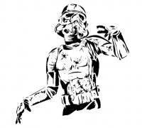 Detail Stormtrooper Zombie Drawing Nomer 45