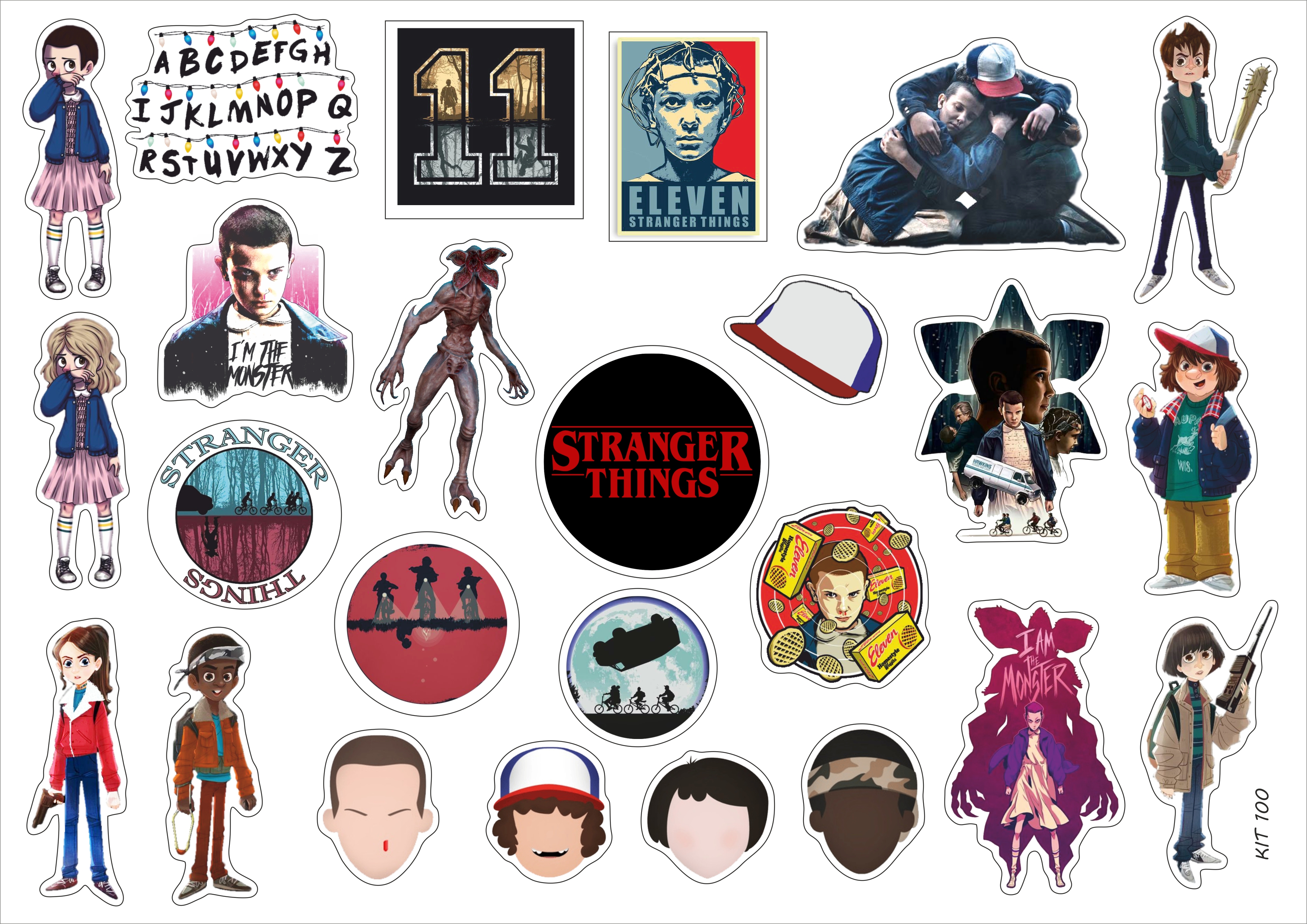 Detail Stranger Things Sticker Nomer 32