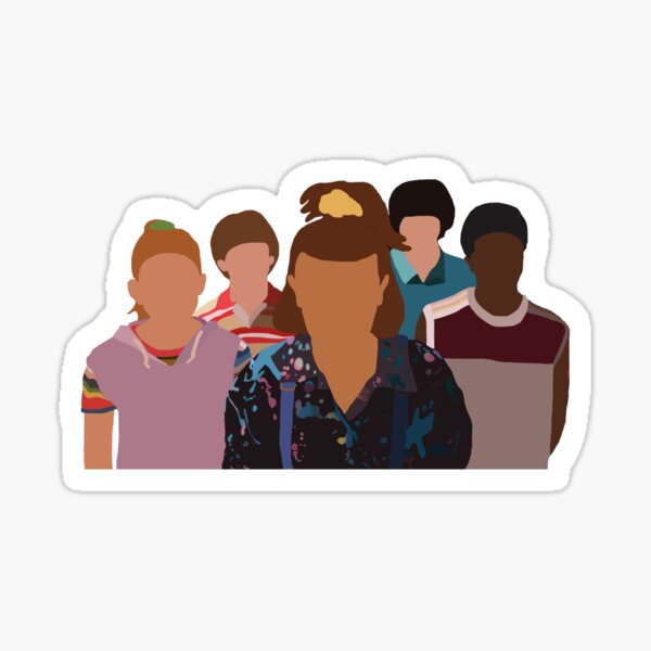 Detail Stranger Things Sticker Nomer 7