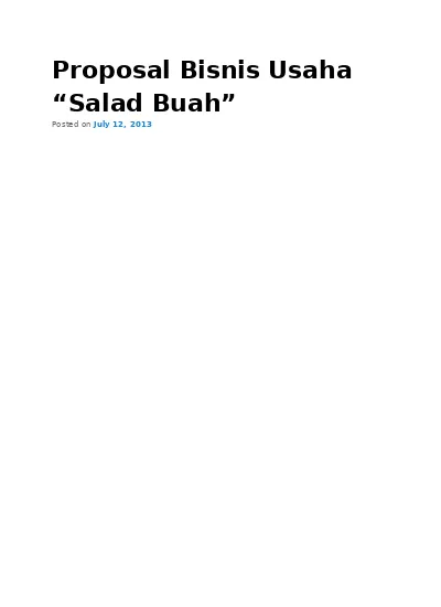 Detail Strategi Pemasaran Salad Buah Nomer 19