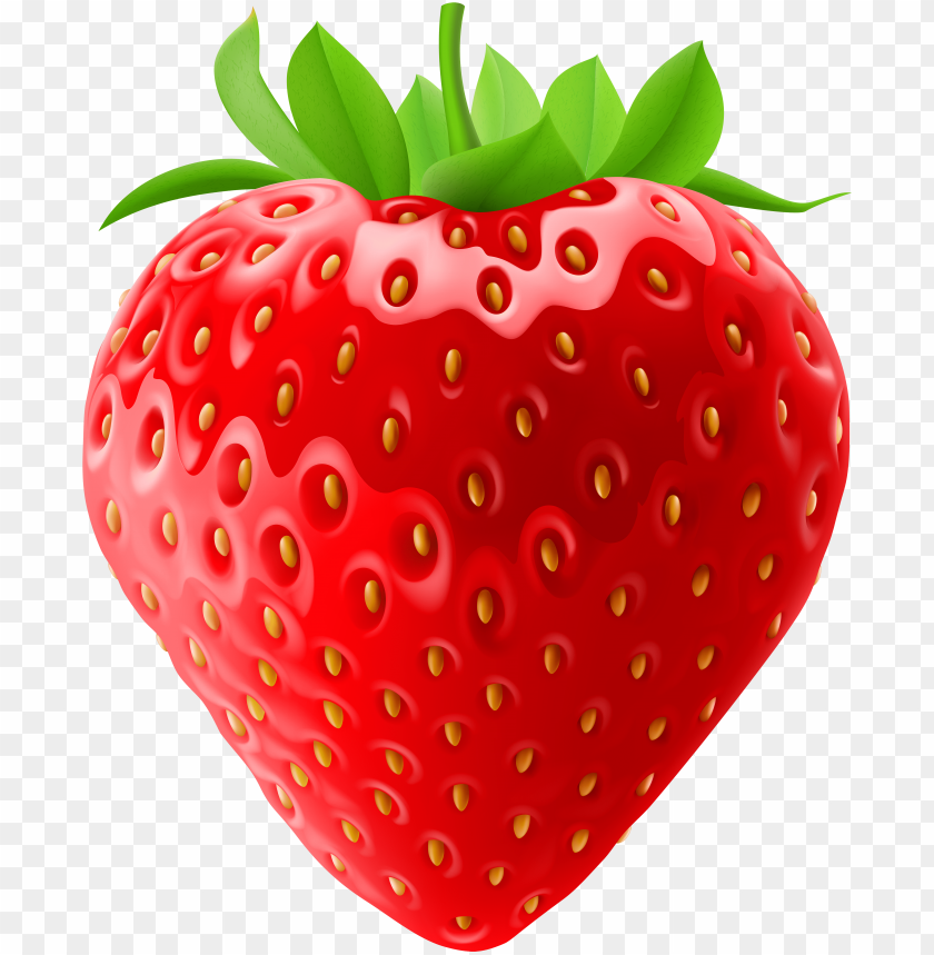 Detail Strawberries Transparent Background Nomer 34