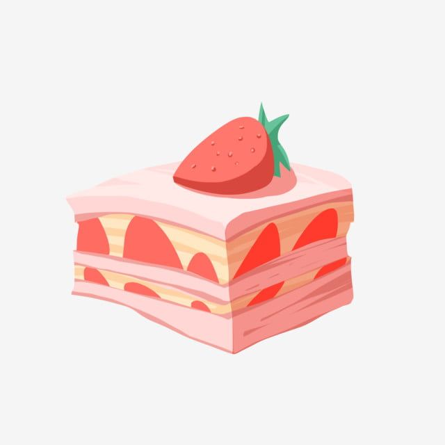 Detail Strawberry Cake Clipart Nomer 15