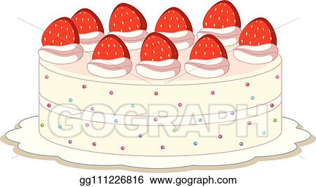 Detail Strawberry Cake Clipart Nomer 18