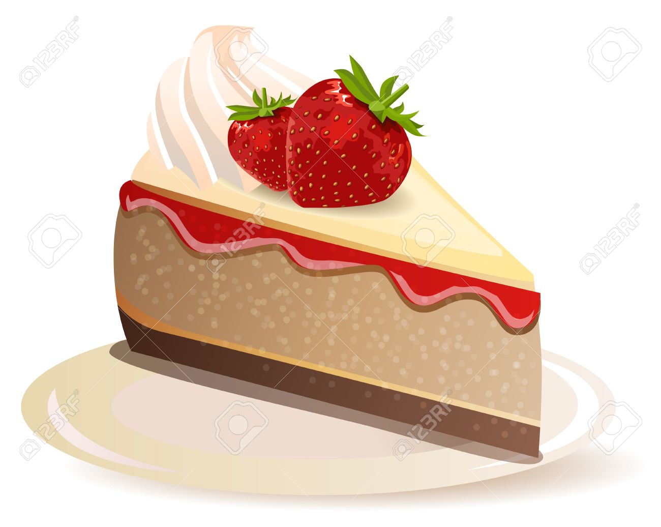 Detail Strawberry Cake Clipart Nomer 23