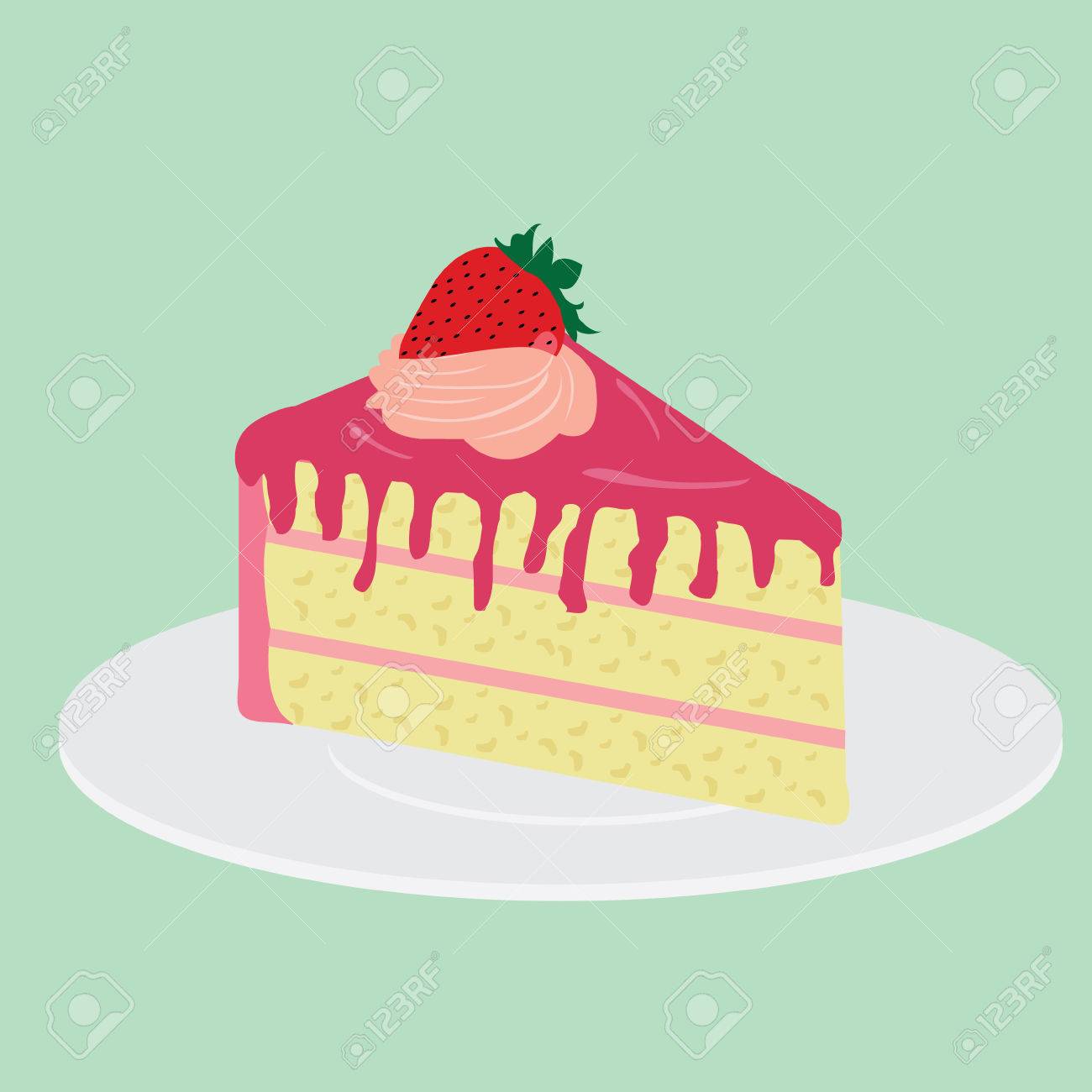 Detail Strawberry Cake Clipart Nomer 35