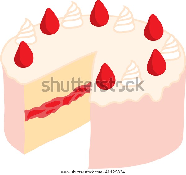 Detail Strawberry Cake Clipart Nomer 37