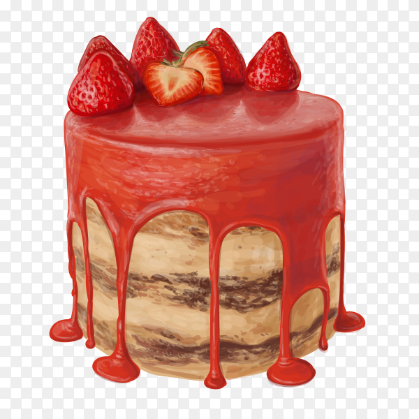 Detail Strawberry Cake Png Nomer 35