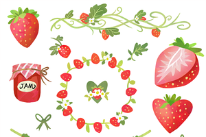 Detail Strawberry Clipart Free Nomer 15