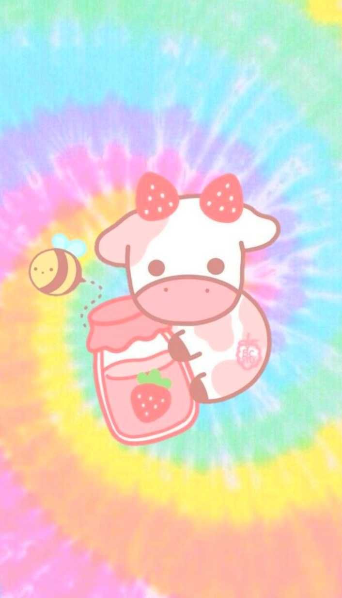 Detail Strawberry Cow Background Nomer 18