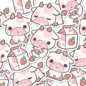 Detail Strawberry Cow Background Nomer 31