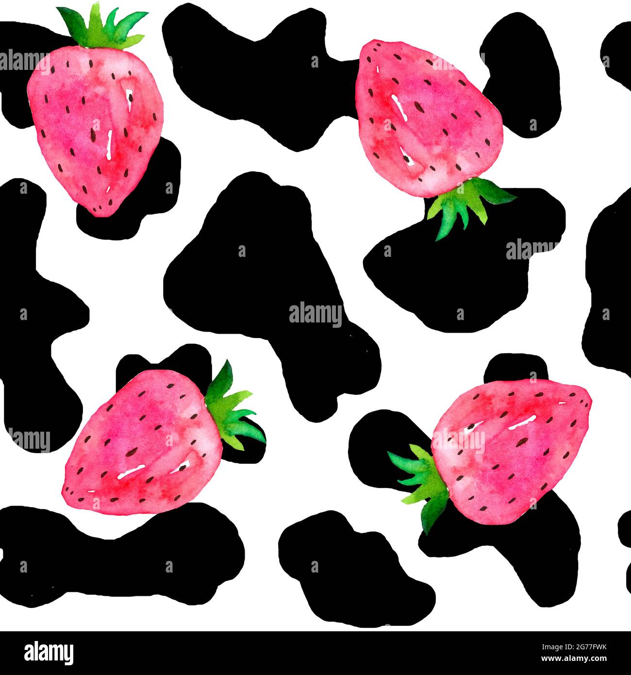 Detail Strawberry Cow Background Nomer 38