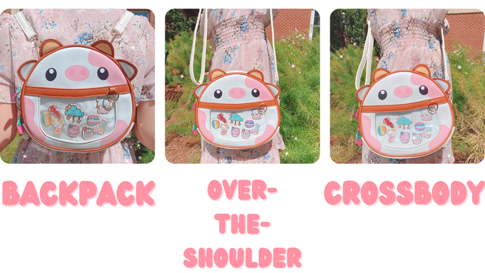 Detail Strawberry Cow Backpack Nomer 27