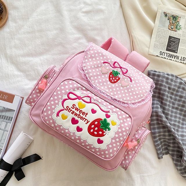 Detail Strawberry Cow Backpack Nomer 48