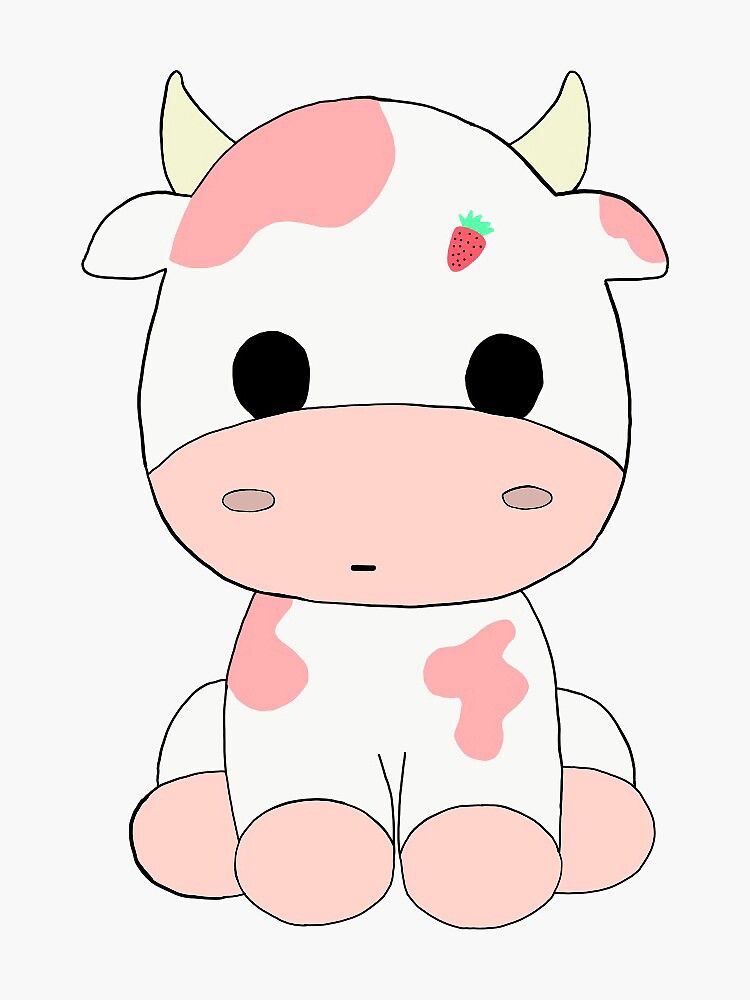 Detail Strawberry Cow Pictures Cute Nomer 11