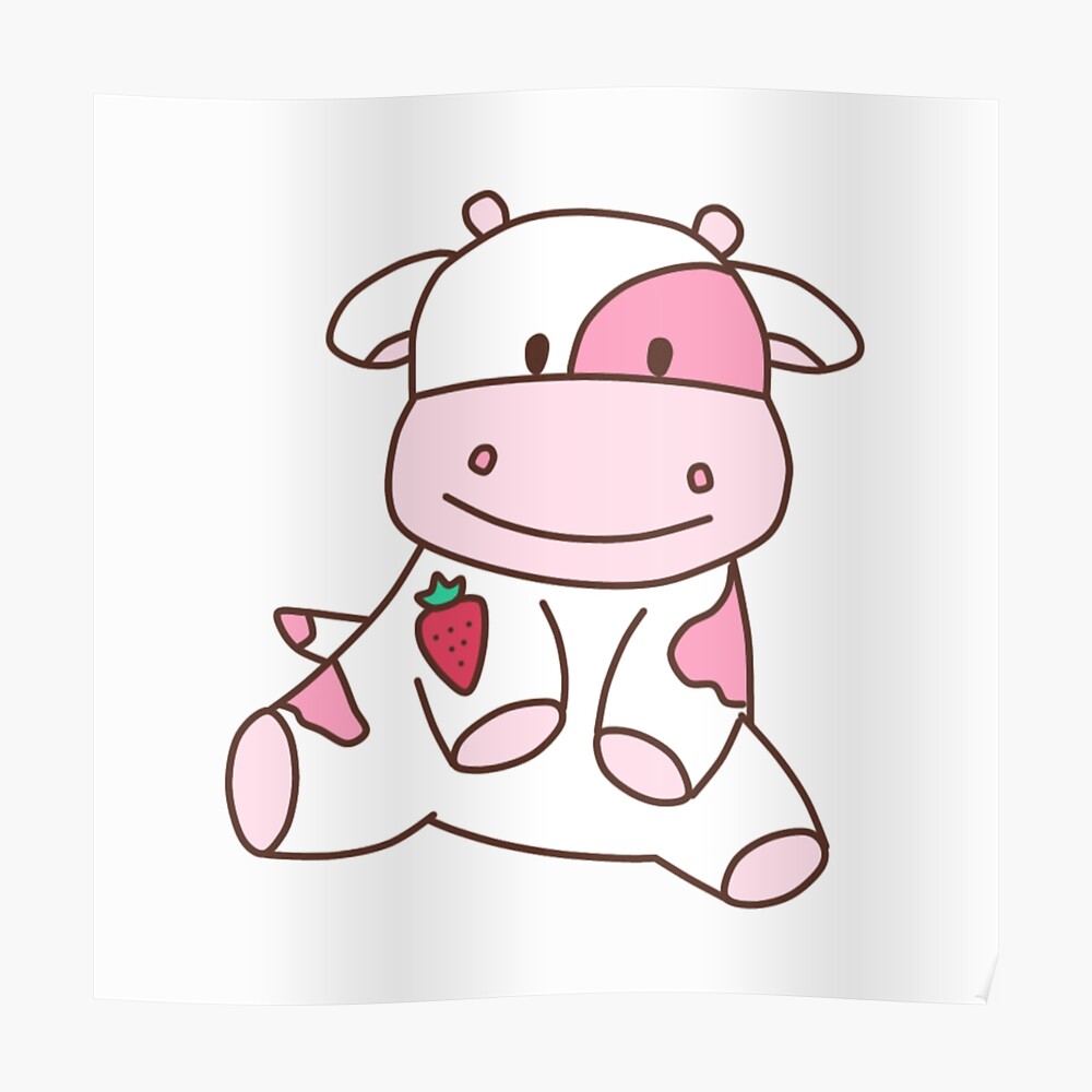 Detail Strawberry Cow Pictures Cute Nomer 14